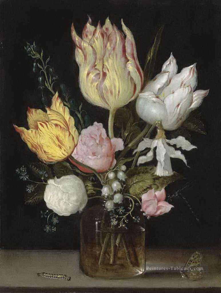 i tulipes roses jacinthes narcisses tortuose ambrosius Bosschaert Peintures à l'huile